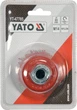 Нейлонова зачисна щітка YATO YT-47785 65 мм зі шпинделем 6 мм, для очищення, шліфування та полірування - зображення 3