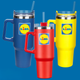 Изотермическая кружка LIDL с ручкой, крышкой и трубочкой 1,2 л HG12790C Red - изображение 10