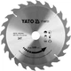 Твердосплавный пильный диск YATO YT-60731 255 мм, 24 зубца для быстрого распила древесины - изображение 2