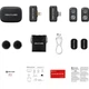Беспроводная микрофонная система Hollyland Lark A1 Combo Space Gray (2TX+USB-C RX + Lightning RX) с зарядным кейсом - изображение 7