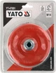 Щітка чашкова кордщітка YATO YT-47691 125 мм з нержавіючої сталі, гайка М14, насадка на болгарку для делікатного очищення - зображення 2