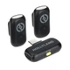 Двойной беспроводной микрофон Hollyland Lark A1 Mini Duo USB-C (2TX+1RX) до 200 м для смартфонов, видеосъемки, блогов, стримов - изображение 2