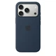 Чохол силіконовий Original Silicone Case MagSafe для iPhone 17 Pro Max протиударний пилозахищений темно-синій - зображення 3