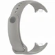Силіконовий ремінець Original Design MiJobs для фітнес браслета Xiaomi Mi Band 8/9/10 з металевим кріпленням Light Grey (26) (mrk3351) - зображення 2
