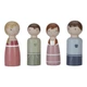 Zestaw drewnianych laleczek do domku Little Dutch LD7121 Rodzina Rosy FSC (8713291771215) - obraz 2