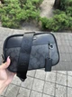Мужская барсетка Coach прямоугольная черная. Маленькая сумка Coach с монограммой через плечо. Кросс-боди Coach ART066 - изображение 3