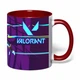 Чашка з друком "Valorant/Валорант" №1 (колір бордовий) (46147) - зображення 2