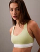 Бра-топ Calvin Klein с логотипом 1159965733 (Салатовый S) - изображение 2