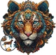 Puzzle drewniane Milliwood Peace&Harmony Tiger Courage 400 elementów 50608 (5906018050608) - obraz 2
