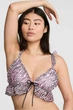Комплект белья: бюстгальтер с мягкой чашкой и трусики стринг Victoria's Secret 40(XS) Черный/Розовый (153113) - изображение 3