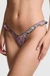 Комплект белья: бюстгальтер с мягкой чашкой и трусики стринг Victoria's Secret 44(M) Черный/Розовый (153113) - изображение 4
