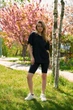 Комплект женский Jully черный спортивный костюм летний велосипед и футболка хлопчатобумажные стильные повседневные для фитнеса отдыха/XS - изображение 4