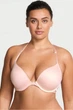 Комплект белья: бюстгальтер push-up и трусики стринг Victoria's Secret 85B/L Розовый (153209) - изображение 3