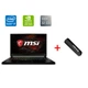 Ігровий ноутбук Б-клас MSI GS 65 Stealth Thin 8 RE / 15.6" (1920x1080) IPS / Intel Core i7-8750H (6 (12) ядер по 2.2 - 4.1 GHz) / 32 GB DDR4 / 512 GB SSD / nVidia GeForce GTX 1070, 8 GB GDDR5, 256-bit / WebCam / б/в + Подарунок Флеш-накопичувач USB 32 GB - зображення 1