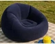 Надувне крісло-пуф Inflatable Sofa / Надувне крісло-мішок 110×110×85 см Темно-синій - зображення 2