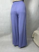 Жіночі вільні штани палаццо з високою посадкою на гумці Modna KAZKA MKAZ6446 - 46, Блакитний - зображення 5