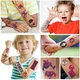 Набір тимчасових тату "Людина-павук" Fresh Tattoo Spiderman-tattoo-mini-set-1-10, 10 штук, розмір 12 х 7 см - зображення 5