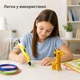 3D ручка с LCD дисплеем принтер для рисования с эко пластиком PLA в комплекте Желтый - изображение 3