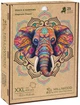 Puzzle drewniane Milliwood Peace&Harmony Elephant Power 400 elementów 50622 (5906018050622) - obraz 1