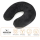 Подушка для подорожей №8226 Velvet Line 28-0007 Black 30*35*10 - зображення 3