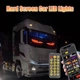 Очі на фуру 133*19см, LED-дисплей для тексту або анімації з мобільним додатком - зображення 2