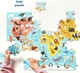 Puzzle Małego odkrywcy 3w1 CzuCzu Zwierzęta świata 60 elementów 94775 (5902983494775) - obraz 3