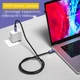 Угловой кабель USB4 Type-C на 20 Гбит/с 100 Вт 8K 60 Гц Stone переходник адаптер (ST-USB4R-1M) - изображение 4