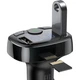 FM модулятор Baseus T Shaped S-09A 2 х USB Type-A, microSD Black (CCMT000001) - изображение 6
