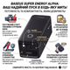 Пусковое устройство бустер для аккумулятора авто Baseus Super Energy Alpha Series Jump Starter (300-600А). Black - изображение 2