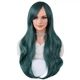Перука жіноча зелена косплей, термоволокно DC WIG-8836 G - зображення 1