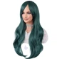 Перука жіноча зелена косплей, термоволокно DC WIG-8836 G - зображення 2