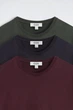 Футболки набір COS 3-pack cotton crew-neck t-shirts 1294699004 S Різнобарвний - изображение 6
