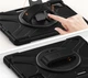Противоударный чехол X-CASE с подставкой 360° и ремешком для Xiaomi Pad 8 / Pad 8 Pro / Pad 7 / Pad 7 Pro 11.2" (Чёрный) - изображение 7