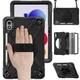 Противоударный чехол X-CASE с подставкой 360° и ремешком для Xiaomi Redmi Pad 2 Pro 12.1" 2025 / Poco Pad M1 12.1" (Чёрный) - изображение 3