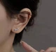 Серьги маленькие серебряные ромашки покрытие серебро 925пробы - изображение 7