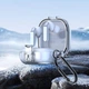 Противоударный чехол Dux Ducis SECI для наушников Samsung Galaxy Buds 4 / Buds 4 Pro + карабин Clear - изображение 6