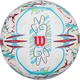 М'яч для пляжного волейболу Wilson GRAFFITI PEACE біло-блакитно-червоний Розмір 5 WV4008302XBOF - зображення 2