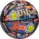 Баскетбольний м'яч Wilson NBA ALL TEAM RETRO різнокольоровий Розмір 7 WZ4028501XB7 - зображення 2