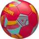 Футбольный мяч Wilson IMPACT SB красно-желто-бирюзовый Размер 5 WS3005002XB05 - изображение 4