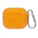 Чехол для Apple AirPods 3 Crystal Orange с карабином - изображение 1