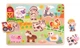 Рамка вкладыш Ферма деревянная Tooky Toy TY858 - изображение 1