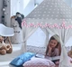 Игровой шатер Kruzzel детский для девочек 123x123x140 см с декоративными помпонами шестигранный домик для дома и улицы - изображение 8