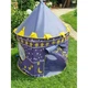 Детская игровая палатка Kruzzel замок для детей игровой домик 105х105х135 см из стекловолокна для дома и улицы с чехлом для хранения и транспортировки с сетчатыми окнами и входом на липучках - изображение 9
