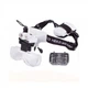 Бінокуляр Magnifier 9892C2 LED 1x-6x/бінокулярні окуляри зі збільшенням (137385) - зображення 1