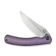 Нож складной туристический Weknife Dracarys, (9.1 см) Böhler M390 / титан 6AL4V фиолетовый/золотой - изображение 4