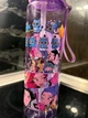 Прозрачная бутылка для воды K-POP Huntrix 700 мл с трубочкой и ремешком, детская многоразовая - изображение 5