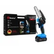Пила аккумуляторная цепная Domotec Chain Saw 6 дюймов 68V 8Ah для обрезки веток деревьев мини инструмент садовый для сада и приусадебного участка аккумуляторная пила цепная для ухода за деревьями мощная беспроводная модель с аккумулятором - изображение 1