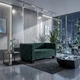 Диван Space Deep Green 150×76×76 см - зображення 4