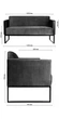 Диван Amigo Smoke Grey 120×70×76 см - зображення 8