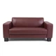 Диван Bruno 160×83×77 см екошкіра Bordeaux - изображение 2